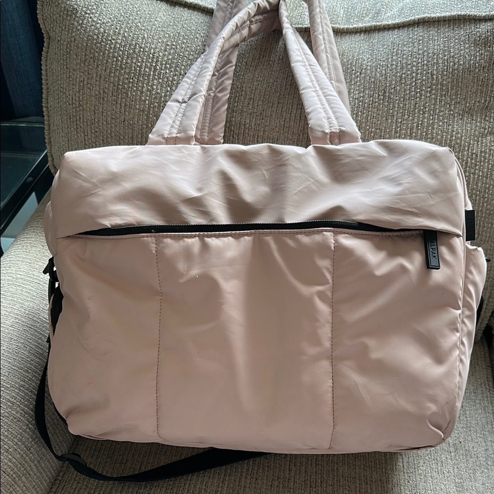 Calpak Travel Bag in Blush Pink